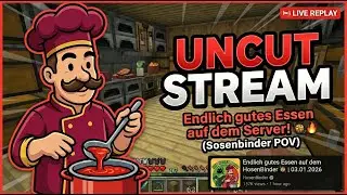 HUGOSMP UNCUT: Endlich gutes Essen auf dem Server! 🥘🔥 |(Sosenbinder POV)
