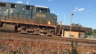 CSX 5336 meets NS 9388 at CP 507