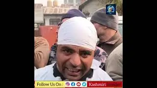 Jammu Kashmir handicapped,deaf and dumb association pro-test in press colony