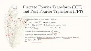 7.2. DSP ALgorithms and Architecture - DFT and FFT continued