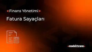Modaltrans - Fatura Sayaçları