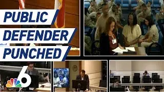 Public Defender Punched by Suspect in Broward Bond Court | NBC 6