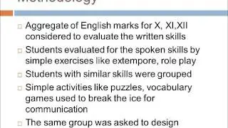 Monitoring and Evaluation of Language Teaching and Learning