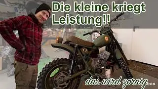 Die kleine bekommt jetzt richtig Leistung!!