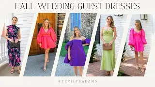 FALL WEDDING GUEST DRESSES | What to Wear to a Fall Wedding
