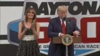 Trump serves as grand marshal for Daytona 500
