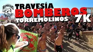 BOMBEROS Torremolinos. Travesia a nado. 7K