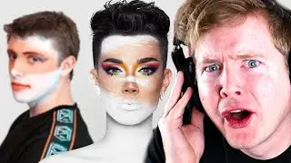 SIDEMEN TRY JAMES CHARLES MAKE UP TUTORIAL REACTION