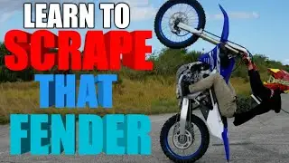HOW TO:  SCRAPE AND SWERVE IN A WHEELIE!!!