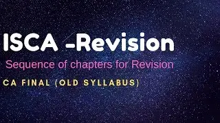 2  ISCA Study Plan_CA Final (Old Syllabus) - Nov 2019