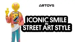 Iconic Smile in Street Art Style | Unboxing - Mighty Jaxx B. Smiley