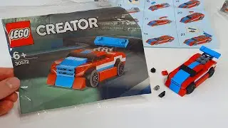 LEGO CREATOR Race Car 30572 (Building & Unboxing ASMR)