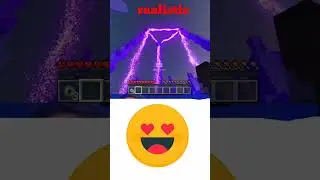 Minecraft portal vs realistic portal #minecraft #gameplay #shorts video credits - get lucky