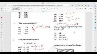 Solution May 2018 Math paper 1