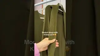 Effortless style: khimar-attached abayas for modest fashion lovers! #abaya