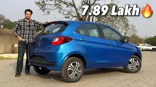 Bike jaisa Mileage AMT Car Me🔥 2024 Tata Tiago XTA ICng AMT Review