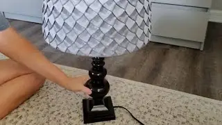 ~ASMR~ Cleaning my bedroom lamp... No talking!!