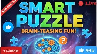 🔴 LIVE |Smart Puzzle Game Jo Aapko Sochne Par Majboor Kar De 😲🧠 | Puzzle master fun ka 💉 is live!