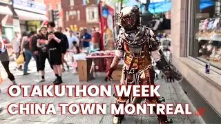 【4K】Enchanted Chinatown Montreal during the Otakuthon Anime Event weekend 🇨🇦