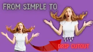 Drip Cutout Effect in Canva | Quick & Easy Canva Tutorial