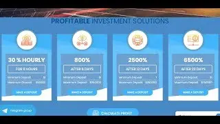 Profitmona - New Hourly HYIP Site 100% Paying -  30% Hourly For 6 Hours - Min Deposit 1$