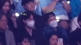 240414 Exo Kai & Sehun spotted at EXO Fanmeeting ONE in Seoul