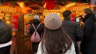 Try Vin Chaud 🍷 at Christmas market in Paris 🇫🇷