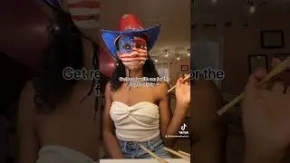 red white and blue #grwm #fourthofjuly #independenceday #facepaint