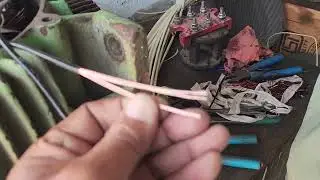 To Perfect Soldering _ Dip joints into Solder Pot. #rewinding #electrical #motor #skill #joint