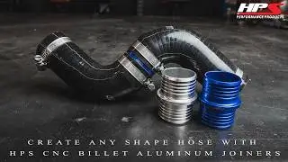 How To Create Any Shape Silicone Hose with HPS Performance CNC Billet Aluminum Joiner Hose Union