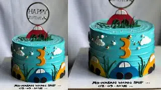 🚗 car theme cake making tutorial step by step | CakeAppi 