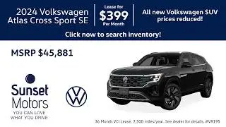 Sunset Volkswagen March 2025 Sale!