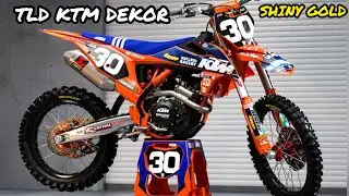 Diller Powerparts Promobike | TLD KTM SXF250 | Shiny Gold Finish