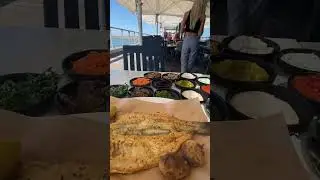 Israeli Style Sea Bass in Tel Aviv #food#travel#fish#israel#telavivbeach
