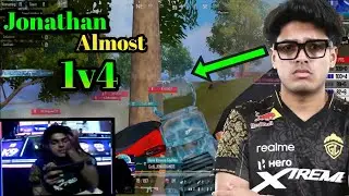 🥵JONATHAN ALMOST 1v4💀🔥| everyone shocked😱after this🔥