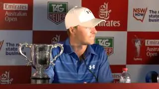 AOTV: Winner Jordan Spieth media conference (p1) 2014 Emirates Australian Open
