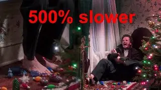 Home Alone - Marv steps on ornaments 500% slower