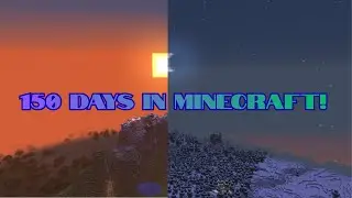 I SPENT 150 DAYS IN MINECRAFT TO BEAT THE ENDER DRAGON!!