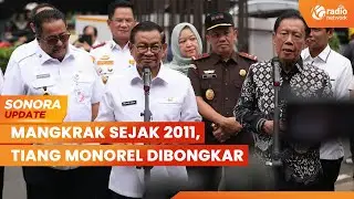 Mangkrak Sejak 2011, Gubernur Jakarta Pramono Saksikan Tiang Monorel Dibongkar | SONORA UPDATE