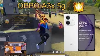 Oppo A3x 5g Free Fire Gameplay And Handcam Sensitivity Setting Full Details Video