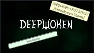 my first enchanted weapon deepwoken (Providence's Thorns)