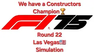 F1 Manager 24 2025 Season Simulation Race 22 Las Vegas Grand Prix🇺🇲