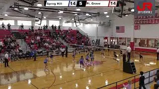 Spring Hill Lady Panthers vs Pleasant Grove Hawks  Area Volleyball