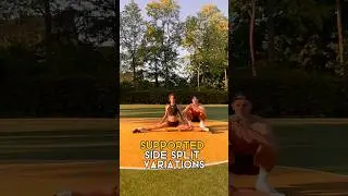 Give these side split variations a try 💪 #flexiblity #sidesplit #middlesplits #mobility