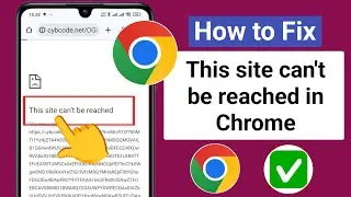 How to fix this site can't be reached in chrome problem solve