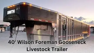40' Wilson Gooseneck Livestock Trailer