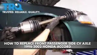 Как заменить передний приводной мост со стороны пассажира на Honda Accord 1998-2002 гг.