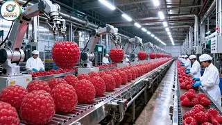 Inside the Modern Raspberry Factory: From Field to Dessert (The Whole Process)