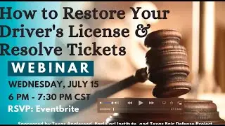 How to Restore Your Driver's License & Resolve Tickets