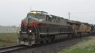 NS 192 w/ NS 8101 The Central of Georgia Heritage Unit Leading departs Rock Hill, SC